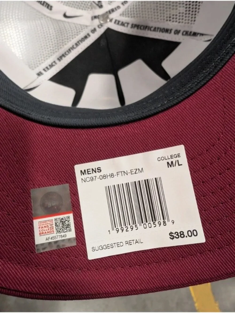 Nike Florida State Seminoles On-Field Rise Trucker Snapback Hat – NWT Garnet / W